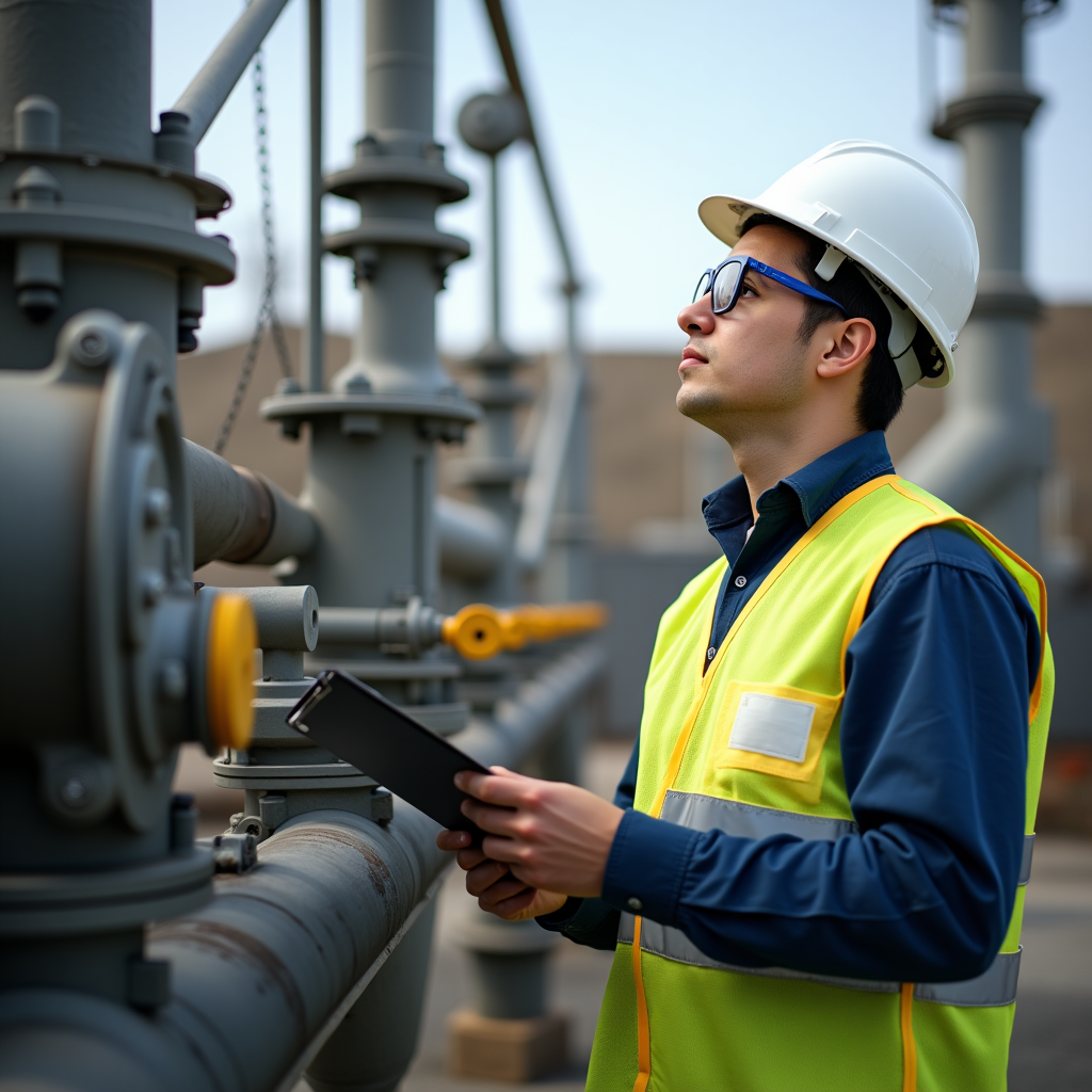 Inspección técnica de instalaciones petroleras